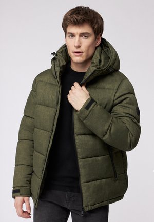 PUFFER - Winter jacket - dunkelgrün