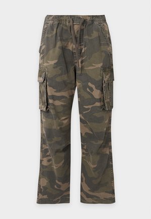 Hollister Co., BAGGY POCKET PANT - Παντελόνι cargo - khaki