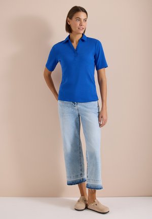 Cecil, BASIC POLOSHIRT WITH SHORT-SLEEVE - Poloshirts - surf blue