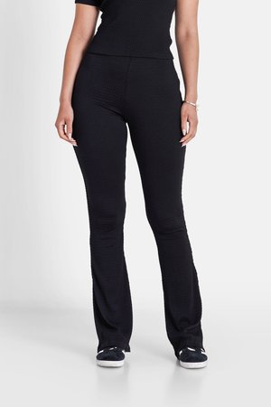 Stoffhose - black