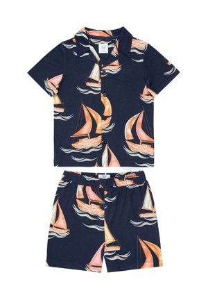 SAILING BOAT PRINT SET - Pyjama set - dark blue