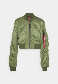 BOXY - Bomber stiliaus striukė - sage green