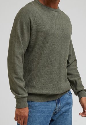 Lee Pullover - mottled green