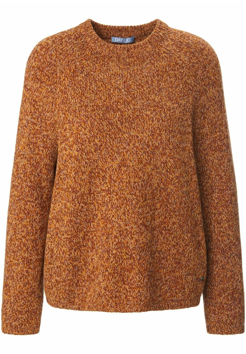 Damen Strickjacken | DAY.LIKE Strickpullover kürbis multicolor/orange - EO99000 Damen Strickjacken | DAY.LIKE Strickpullover kürbis multicolor/orange - EO99000
