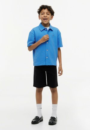 Tommy Hilfiger, TOMMY HILFIGER ESSENTIAL RELAXED FIT SEERSUCKER SHORT SLEEVE SHIRT - Chemise - copenhagen blue