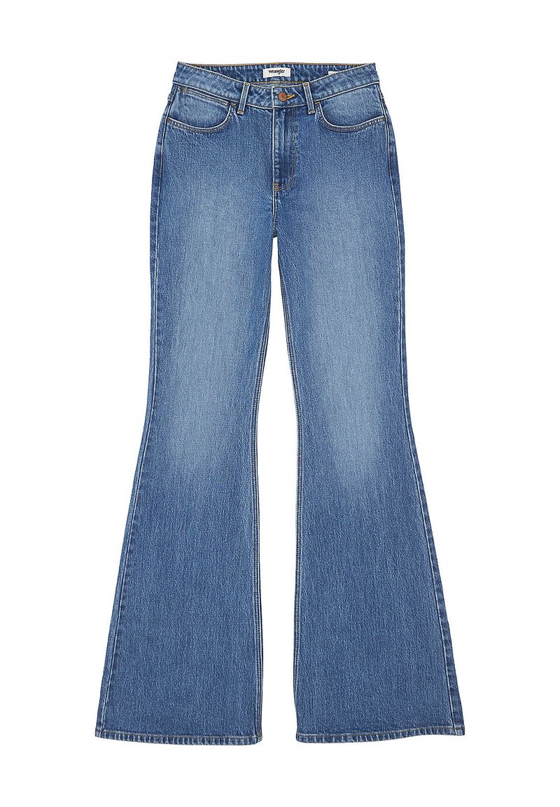 Wrangler Flared Jeans blauw denim/bluedenim Wrangler Flared Jeans blauw denim/bluedenim