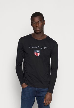 SHIELD - Maglietta a manica lunga - black