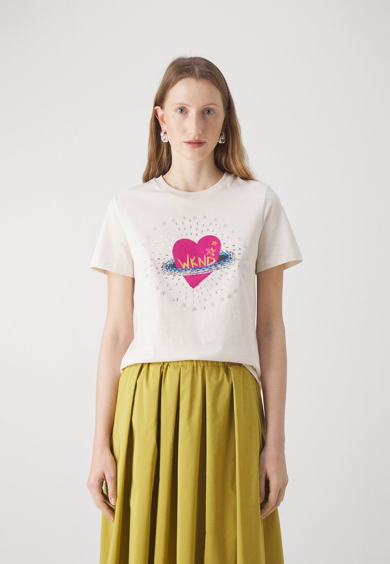 WEEKEND MaxMara CINEMA TShirt print avorio/offwhite Zalando.de