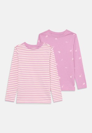 2 PACK - Topper langermet - pink/purple