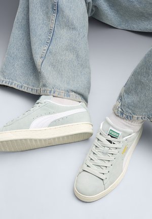 Puma, SUEDE CLASSIC UNISEX - Skateschuh - créme de mint- white