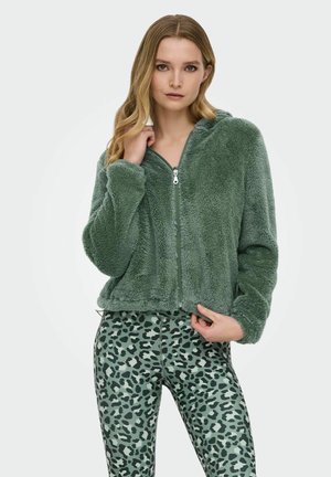 KAPUZEN ONPCAS-FLUF - Fleecejakke - laurel wreath