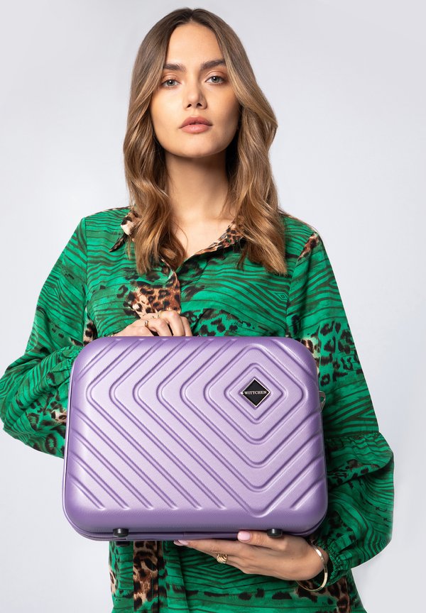 CUBE LINE COLLECTION - Kosmetiktasche - purple