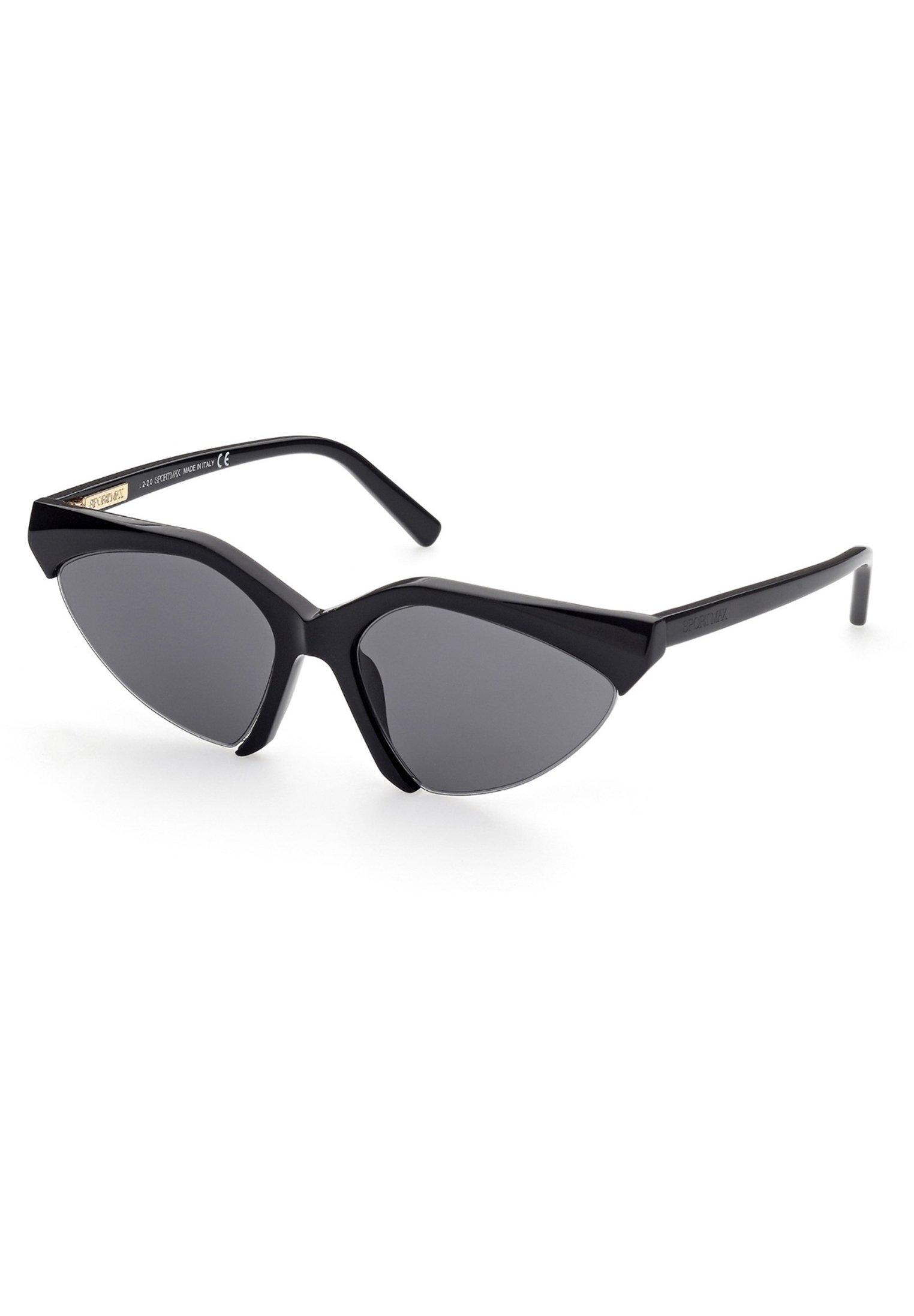 Sportmax Sunglasses - glänzend schwarz/metallic black - Zalando