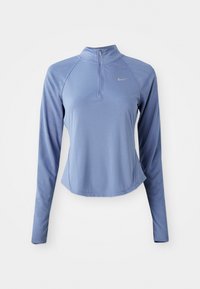 TEMPO - Topper langermet - world indigo/reflective silver