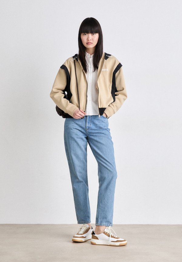 ENNISON - Zip-up sweatshirt - medium beige2