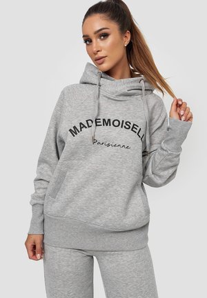 Hoodie - grau melange