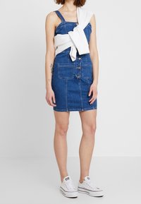 ONLY Denimové šaty - blue denim