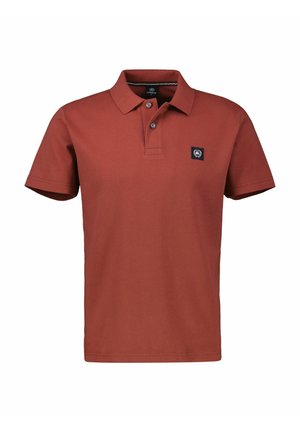 HERREN, REGULAR FIT - Polo shirt - earth red