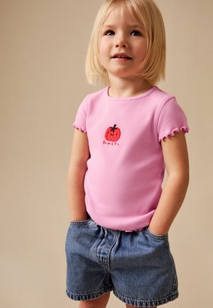 Next, REGULAR FIT - SHORT SLEEVE - T-shirt print - pink tomato character