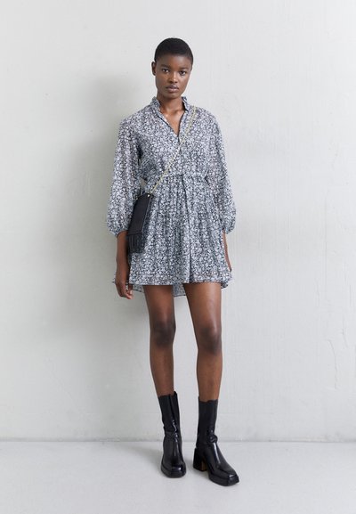 Maje RILANAISE - Φόρεμα ημέρας - noir/blanc