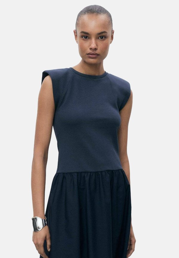 JURK - Day dress - marineblauw2