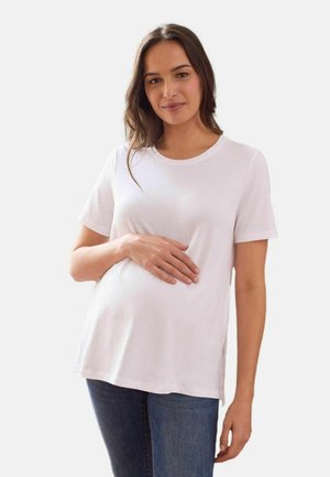 MATERNITY SHORT SLEEVE - T-paita - white