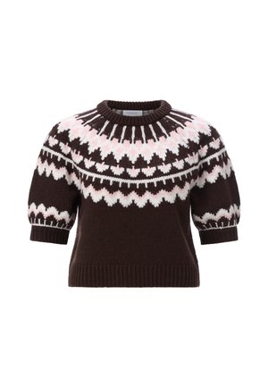 Rich & Royal, RICH & ROYAL PULLOVER - T-Shirt print - chocolate torte