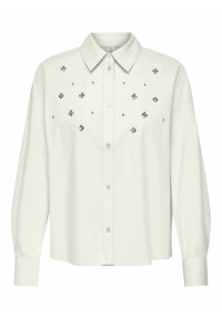 REGULAR FIT   - Bluza s gumbima - cloud dancer