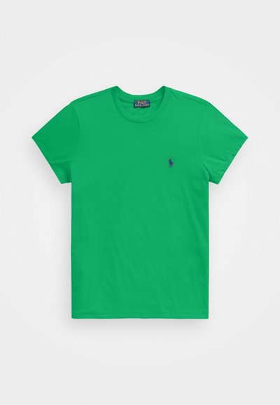 Polo Ralph Lauren COTTON JERSEY CREWNECK T-SHIRT - Camiseta básica - preppy green