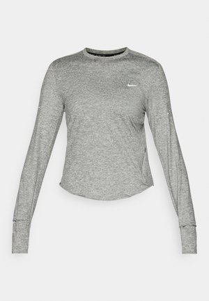 Nike Performance SWIFT - Pitkähihainen paita - smoke grey/reflective silver