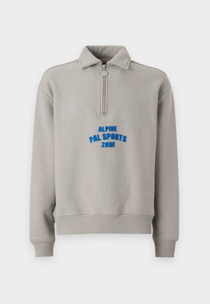 ALPINE ZONE HALF ZIP C - Športni pulover - taupe