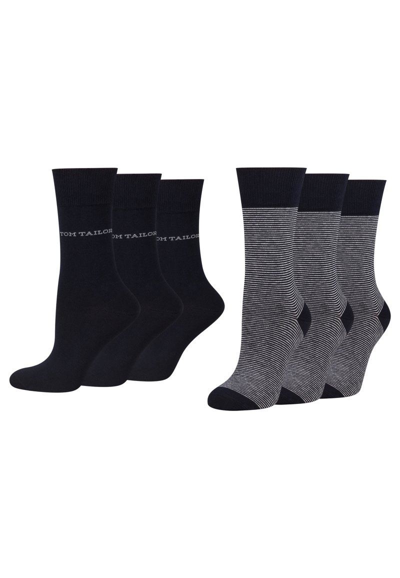TOM TAILOR 6ER BASIC - Socken - paar navy