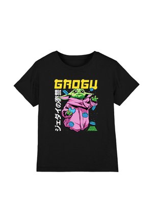 THE MANDALORIAN GROGU MACARONS - T-Shirt print - black