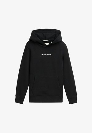 TOM TAILOR Felpa con cappuccio - heavy black
