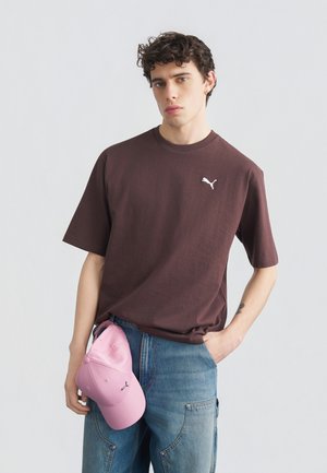 T-shirt basic - chocolate brown