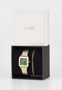 Cluse GIFTBOX WATCH AND BRACELET SET - Uhr - gold-coloured/forest green