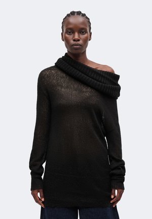 Replay, OFF SHOULDER - Пуловер - black