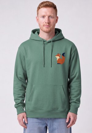 watapparel, CUTE FOX UNISEX - Kapuzenpullover - green bay
