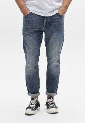 Gabba ALEX CROS CROPPED - Straight leg jeans - mid blue denim