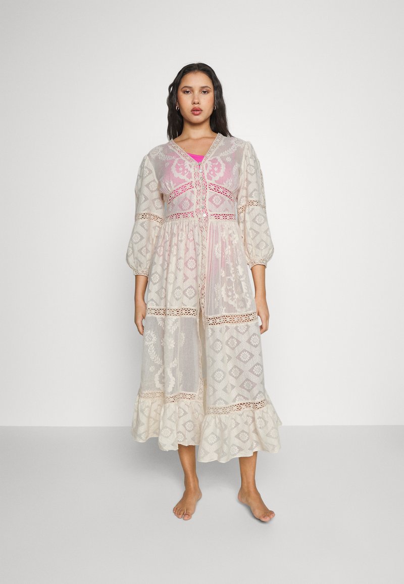 Free People SEE ME AT SUNSET ROBE Albornoz tea/crema Zalando.es