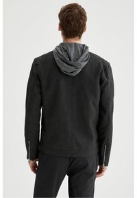 DeFacto Jacka i konstläder - anthracite