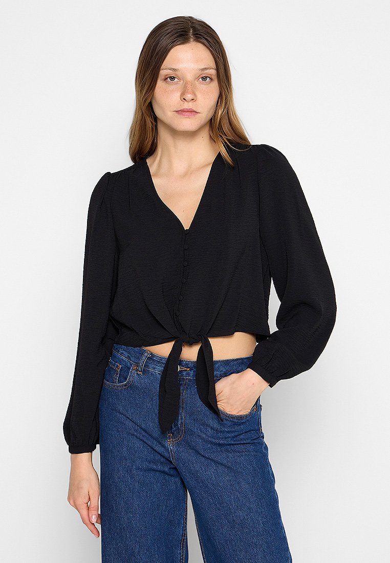 Vero Moda Petite Blouse zwart Vero Moda Petite Blouse zwart