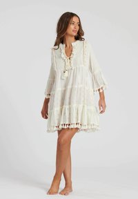 South Beach TRIM TIERED TASSEL MINI - Complementos de playa - white