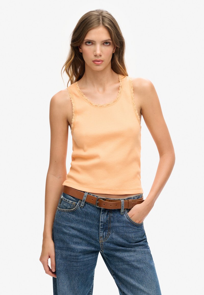 Superdry & Co TRIM - Top - varsity orange