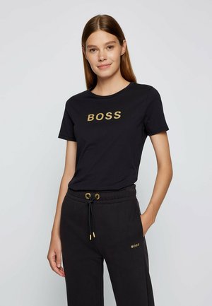 Print T-shirt - black