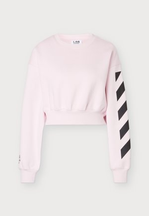 L/AB c/o Off-White, CROP CREW - Суитшърт - cradle pink