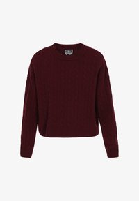 Unselected, burgundy