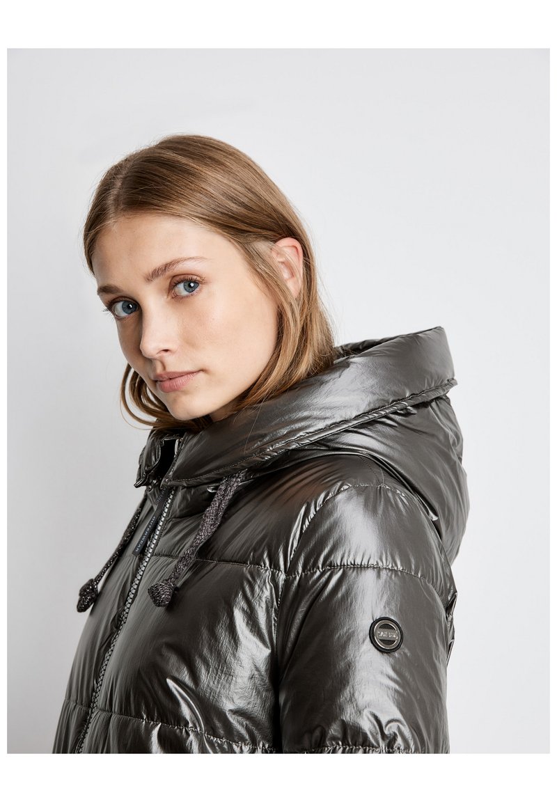 Damen Parkas | Taifun Wintermantel silver quartz metallic/silberfarben - TI55043 Damen Parkas | Taifun Wintermantel silver quartz metallic/silberfarben - TI55043