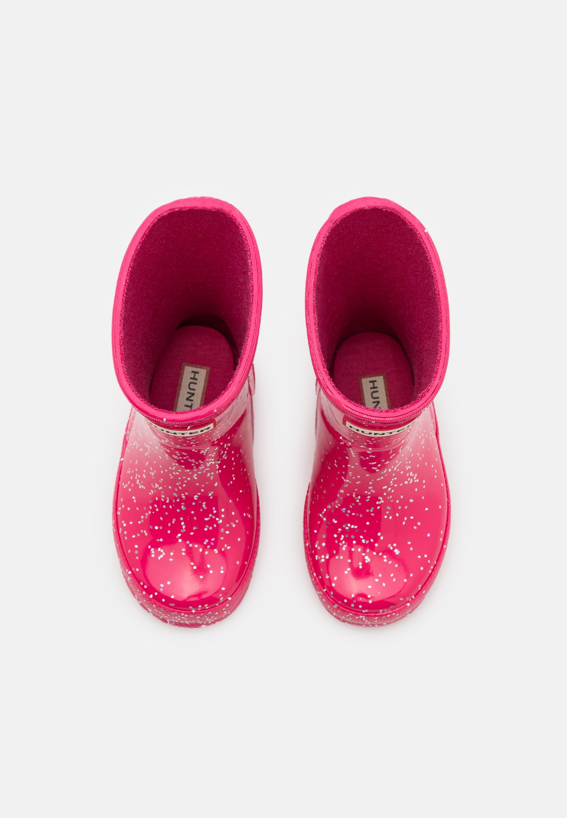 Hunter ORIGINAL KIDS FIRST CLASSIC GIANT GLITTER - Botas de agua -  pink/rosa - Zalando.es