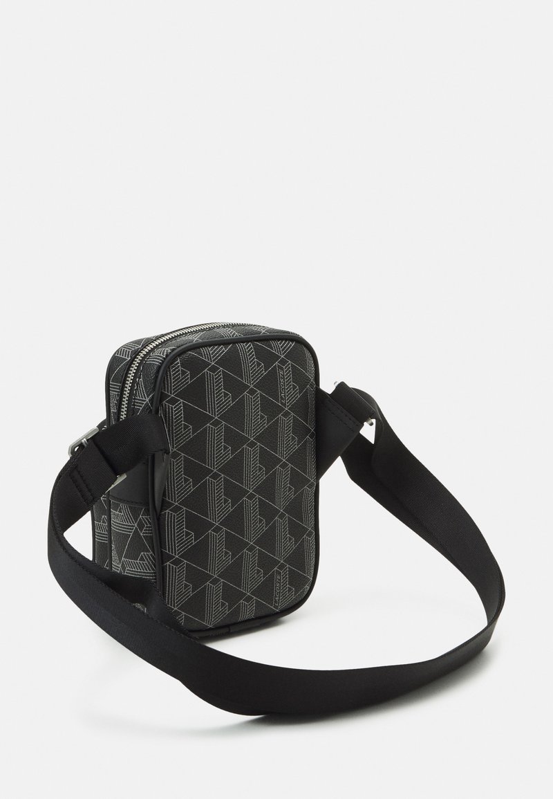 Lacoste THE BLEND UNISEX - Umhängetasche - monogram noir gris 